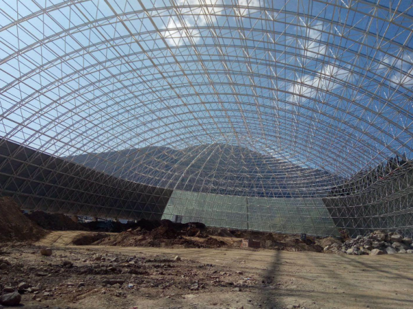 丽江干煤棚网架加工案例