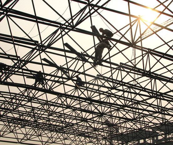 丽江厂房网架安装