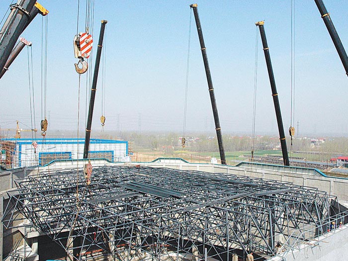 丽江网架高空滑移法